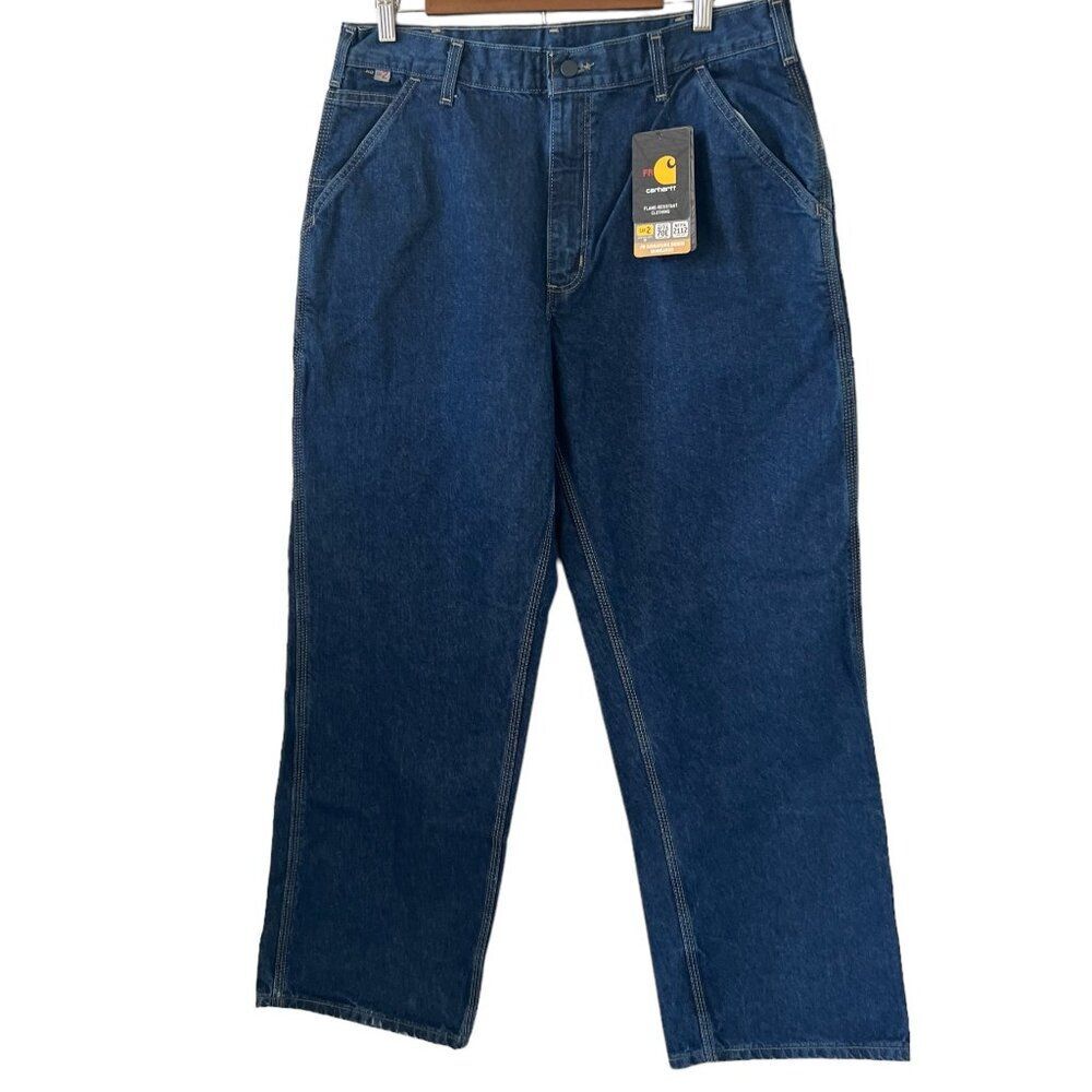 Carhartt NEW Flame Resistant Carpenter Utility Jeans Size 36 x 30